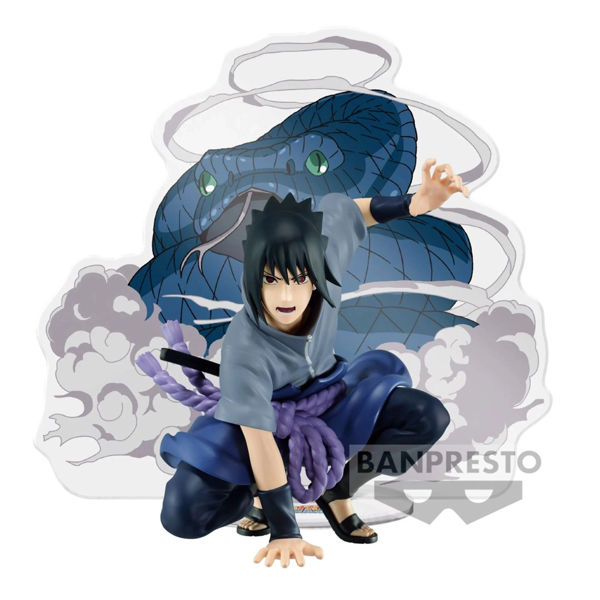 Naruto Shippuden Panel Spectacle Szobor - Uchiha Sasuke 9 cm