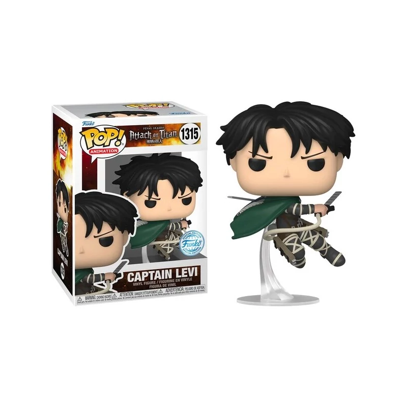 Attack On Titan Funko POP! Figura - Captain Levi 9 cm (Exclusive) #1315
