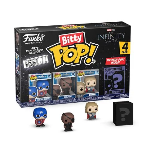 Marvel Comics Bitty POP! Vinyl Figurák - Captain America 2.5 cm
