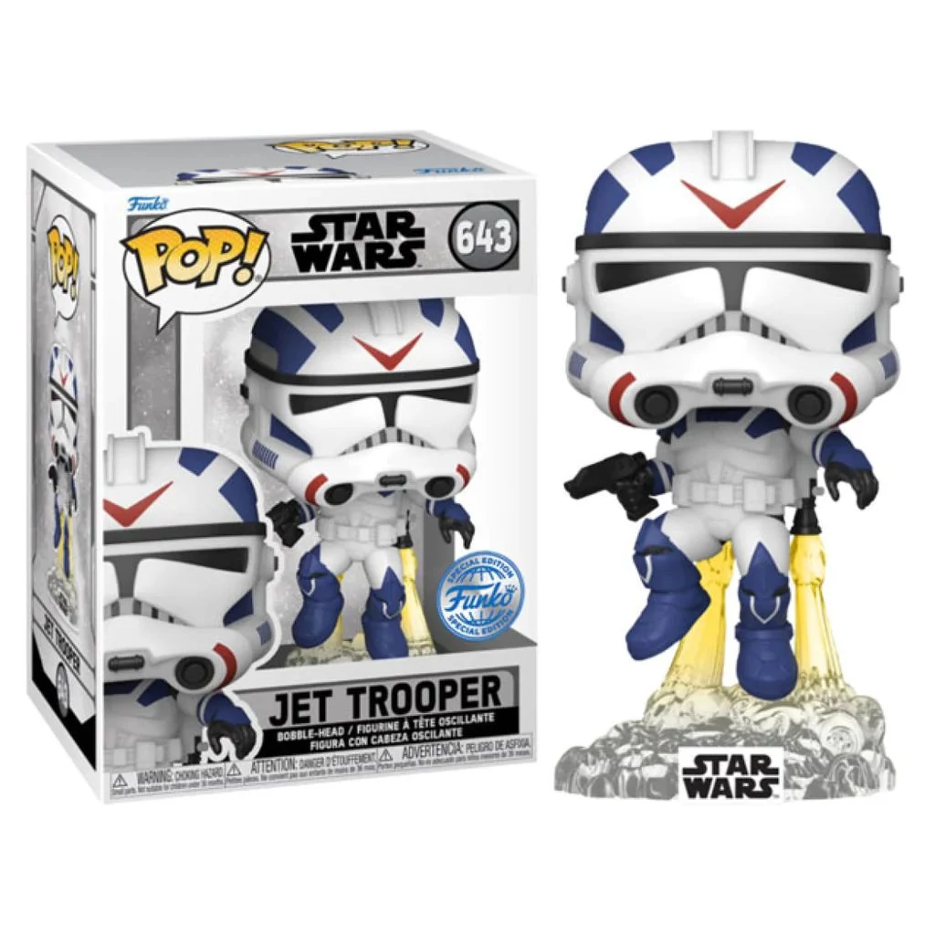 Star Wars: Battlefront II Funko POP! Games Vinyl Figura - Jet Trooper 9 cm (Exclusive) #643