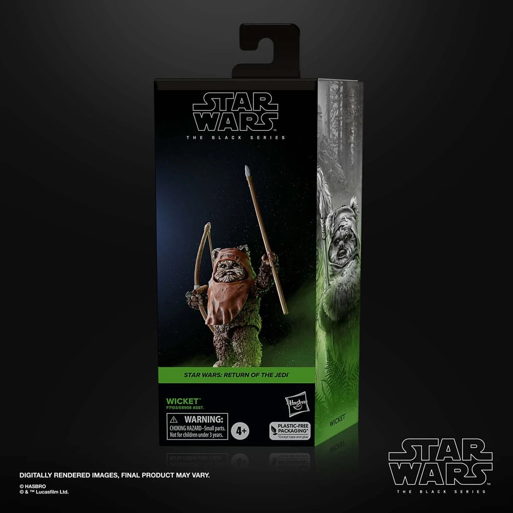 Star Wars Episode VI Black Series Akciófigura - Wicket 15 cm
