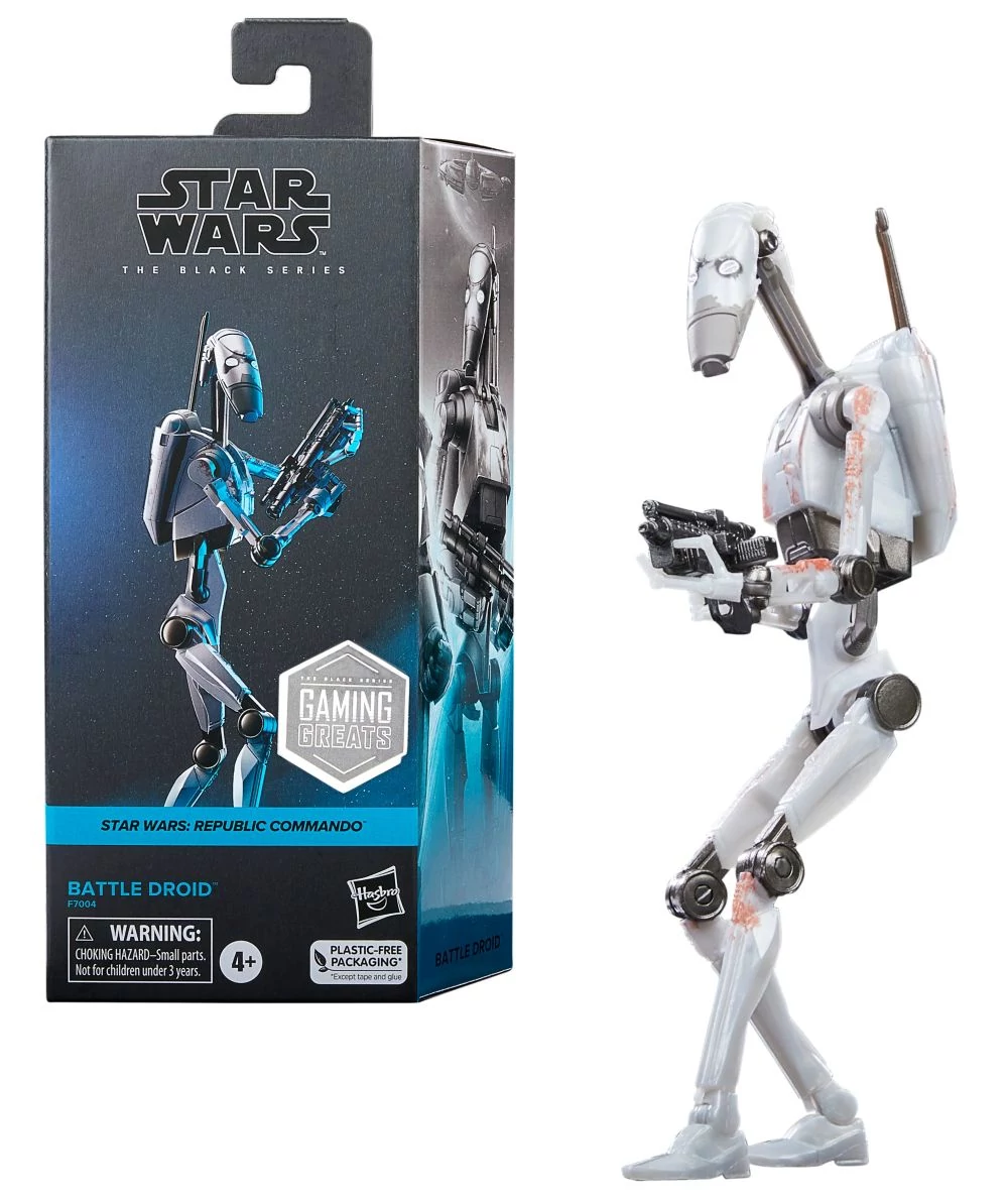 Star Wars: Republic Commando Black Series Gaming Greats Akciófigura - Battle Droid 15 cm