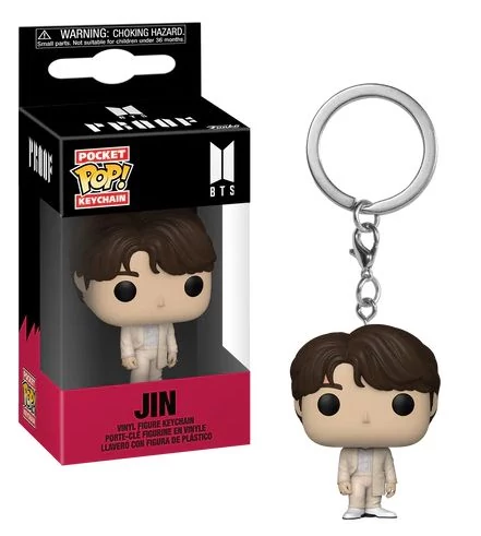 BTS Rocks Funko POP! Kulcstartó - Jin 4 cm
