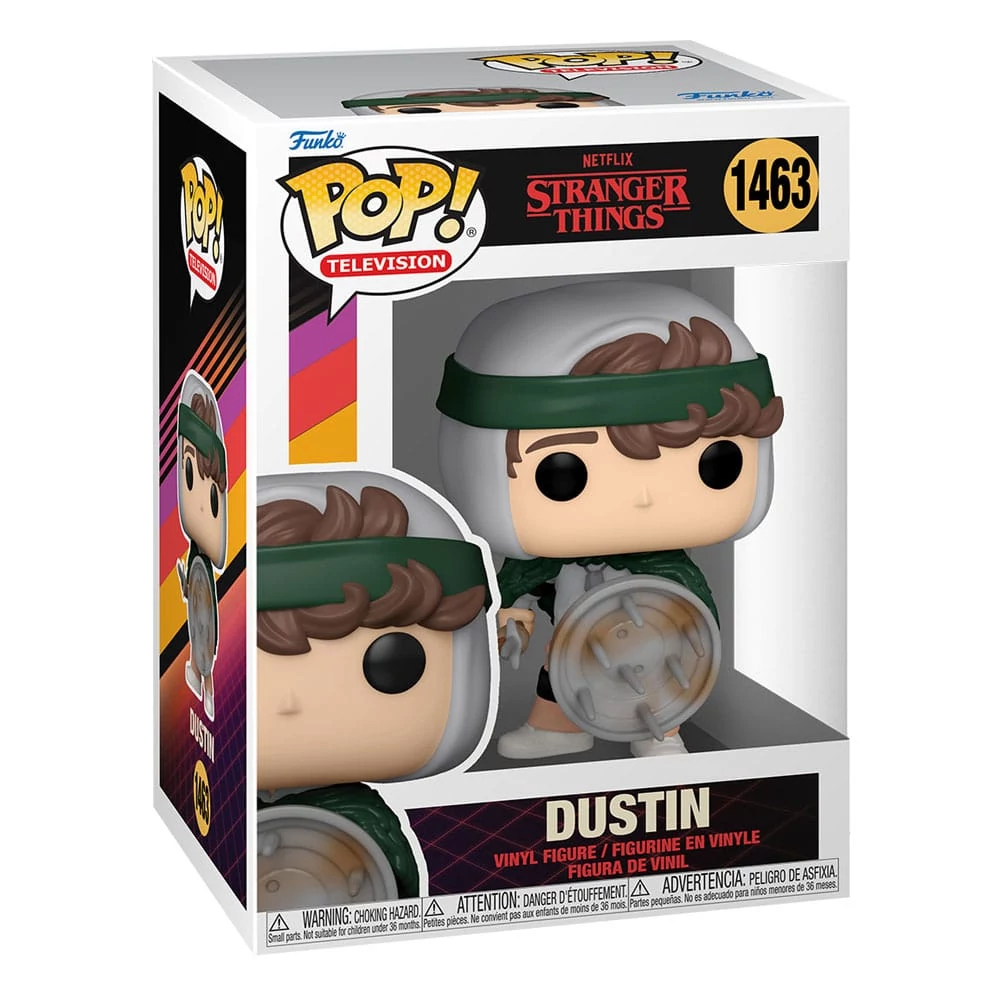 Stranger Things Funko POP! Figura - Hunter Dustin with Shield 9 cm #1463
