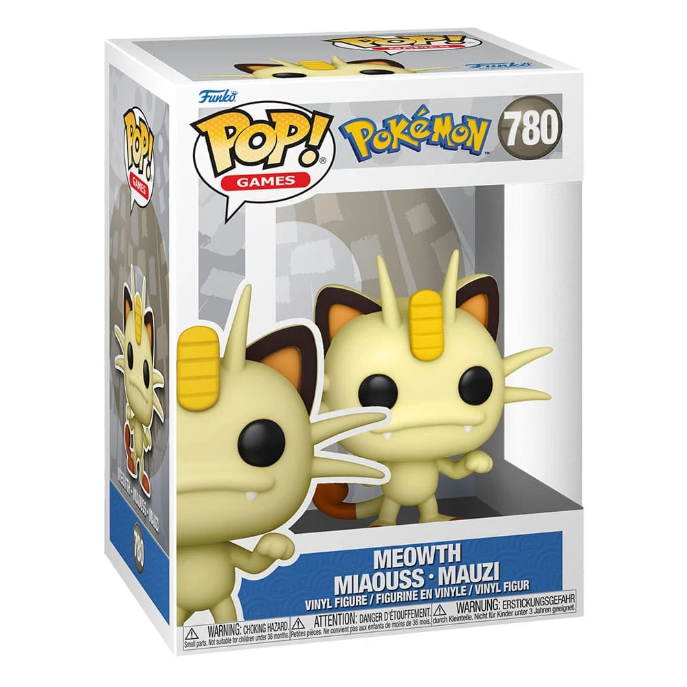 Pokemon Funko POP! Games Vinyl Figura - Meowth 9 cm #780