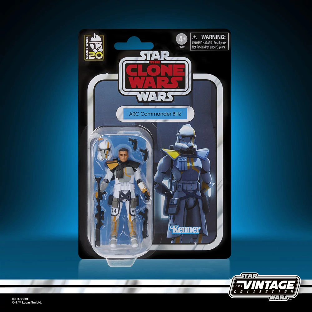 Star Wars: The Clone Wars Vintage Collection Akciófigura - ARC Commander Blitz 10 cm