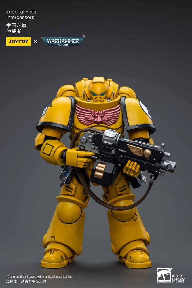Warhammer 40k Akciófigura - 1/18 Imperial Fists Intercessors 12 cm