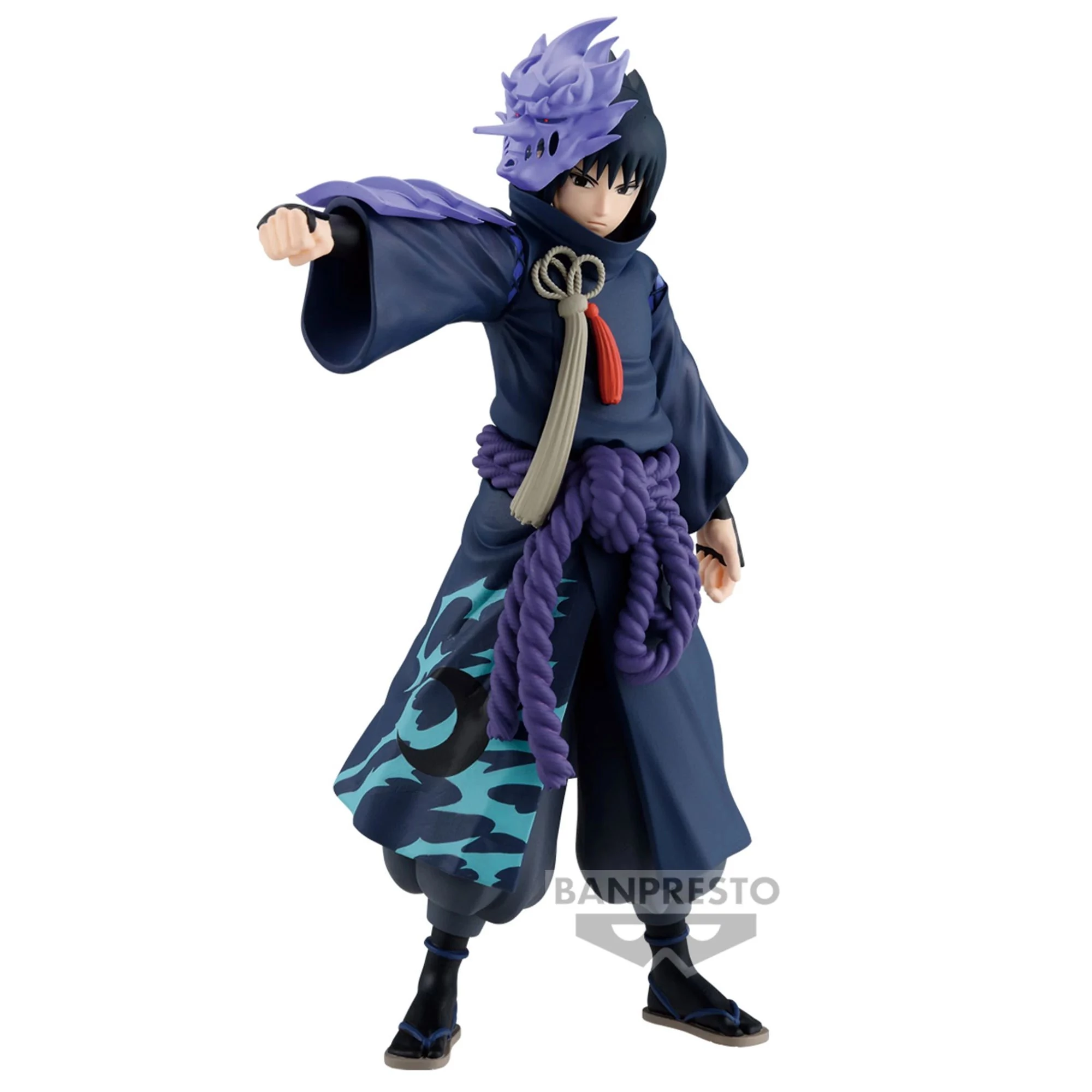 Naruto Shippuden Szobor - Uchiha Sasuke 20th Anniversary Costume 16 cm