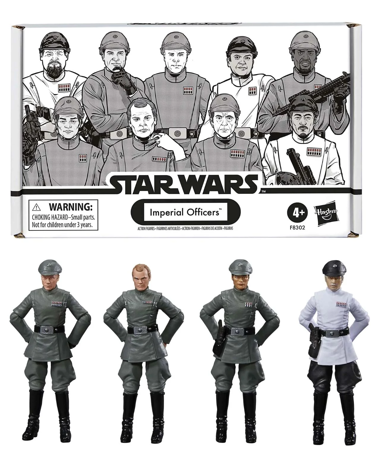 Star Wars Vintage Collection Akciófigurák - Imperial Officers 4-pack 10 cm