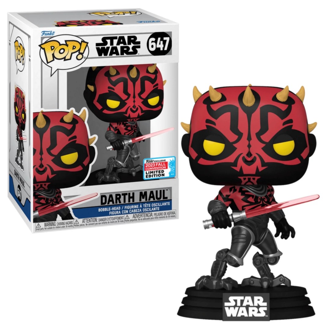 Star Wars Funko POP! Vinyl Figura - Darth Maul #647 (NYCC 2023 Exclusive) 9 cm