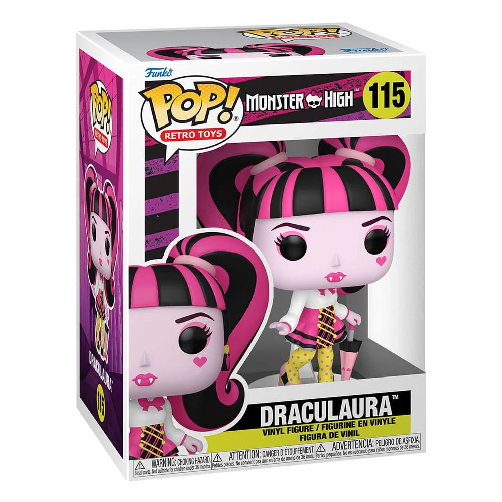 Monster High POP! Retro Toys Vinyl Figura - Draculaura 9 cm #115