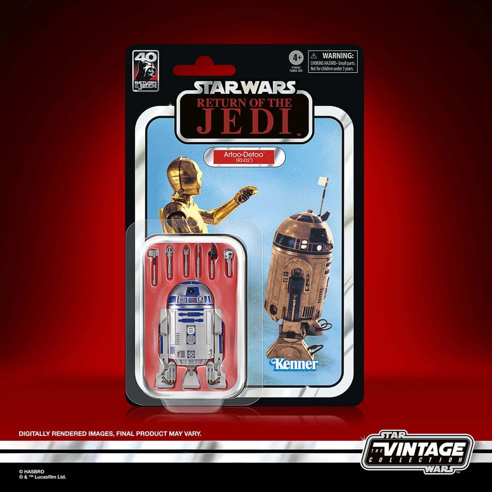 Star Wars Episode VI 40th Anniversary Black Series Akciófigura - Artoo-Detoo (R2-D2) 15 cm