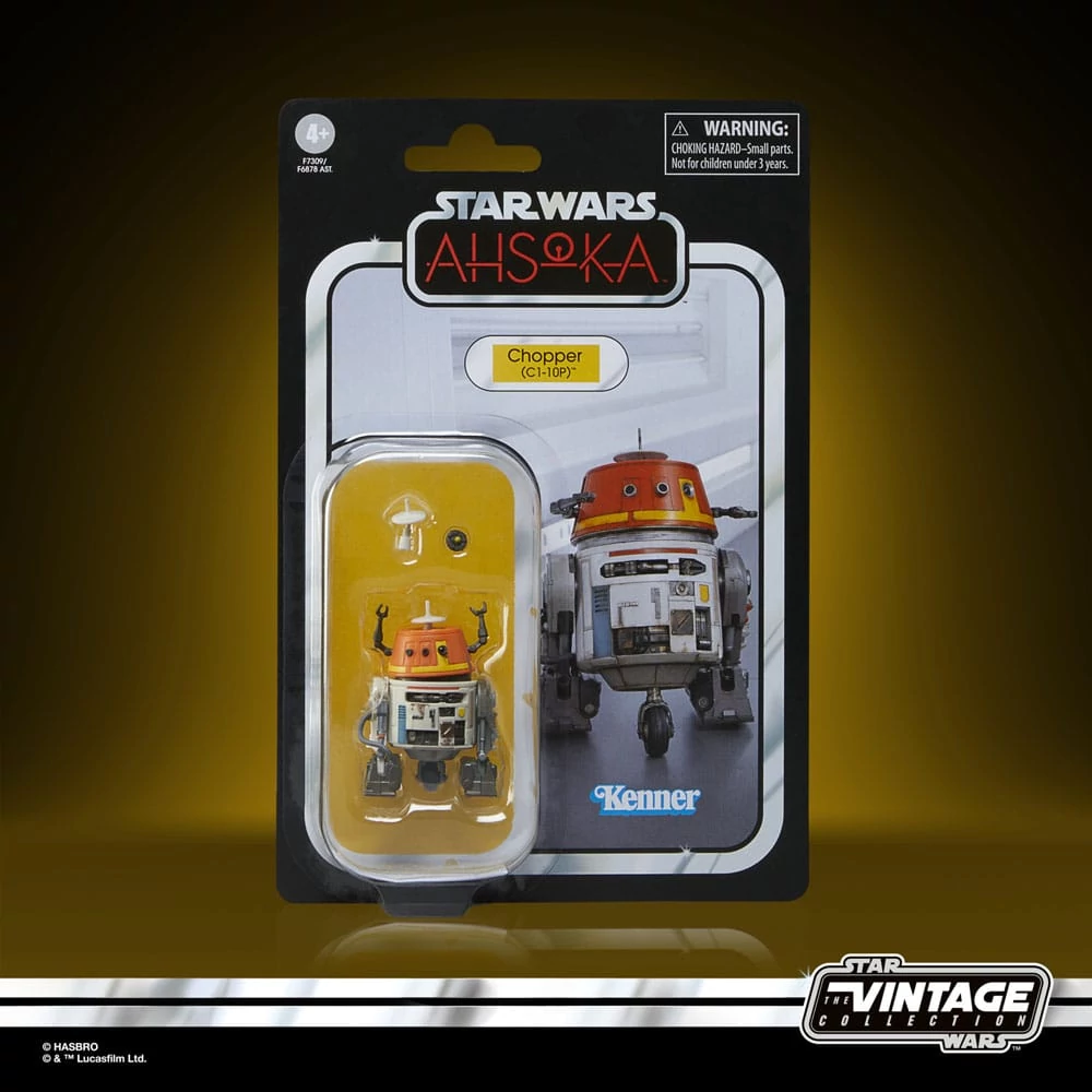 Star Wars: Ahsoka Vintage Collection Akciófigura - Chopper (C1-10P) 10 cm