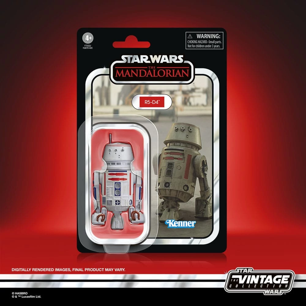 Star Wars: The Mandalorian Vintage Collection Akciófigura - R5-D4 10 cm