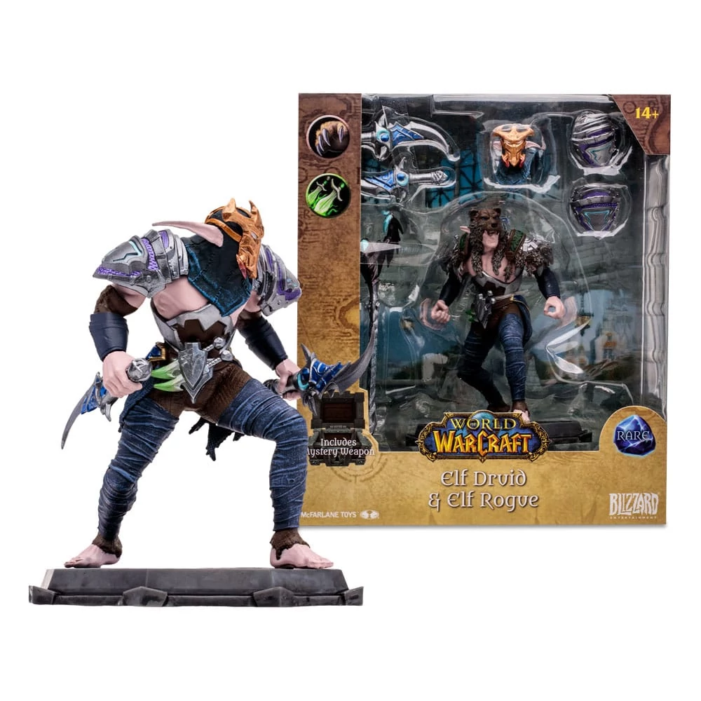 World of Warcraft Akciófigura - Night Elf Druid Rogue (Rare) 15 cm