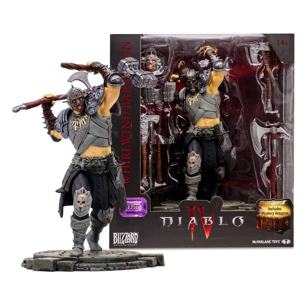 Diablo 4 Akciófigura - Barbarian (Epic) 15 cm