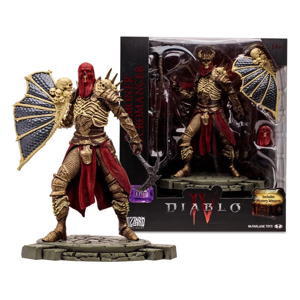 Diablo 4 Akciófigura - Necromancer (Epic) 15 cm