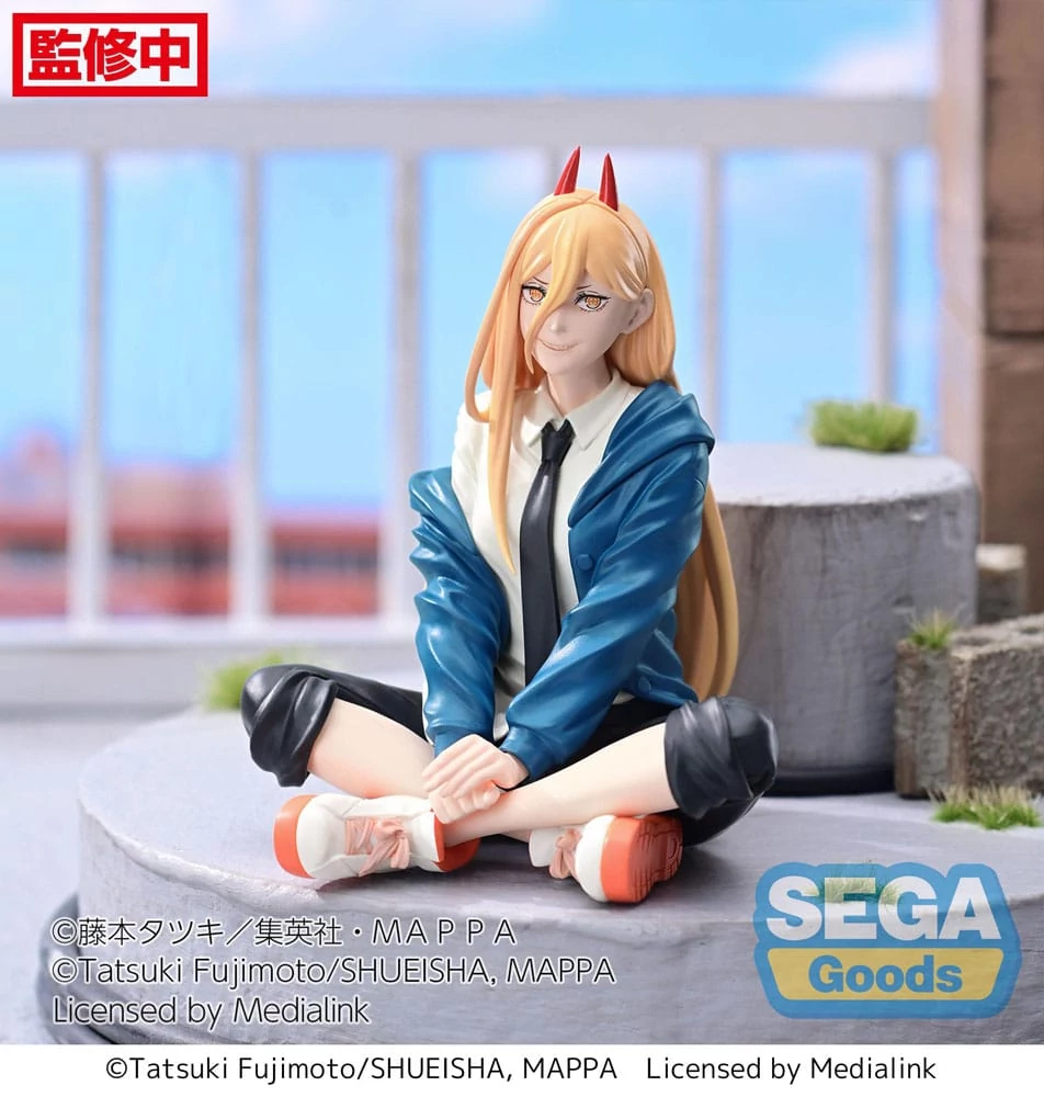 Chainsaw Man PM Perching PVC Szobor - Power 9 cm