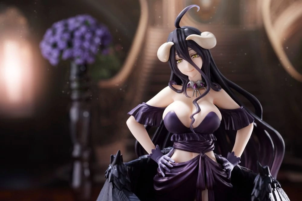Overlord AMP+ PVC Szobor - Albedo Black Dress Ver. (re-run) 20 cm