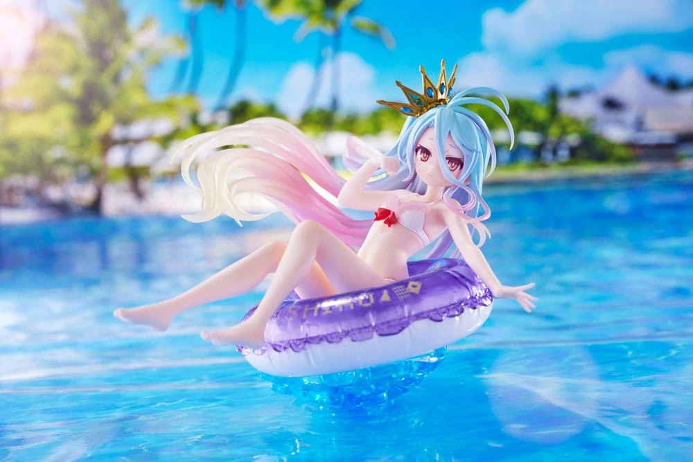 No Game No Life Aqua Float Girls PVC Szobor - Shiro