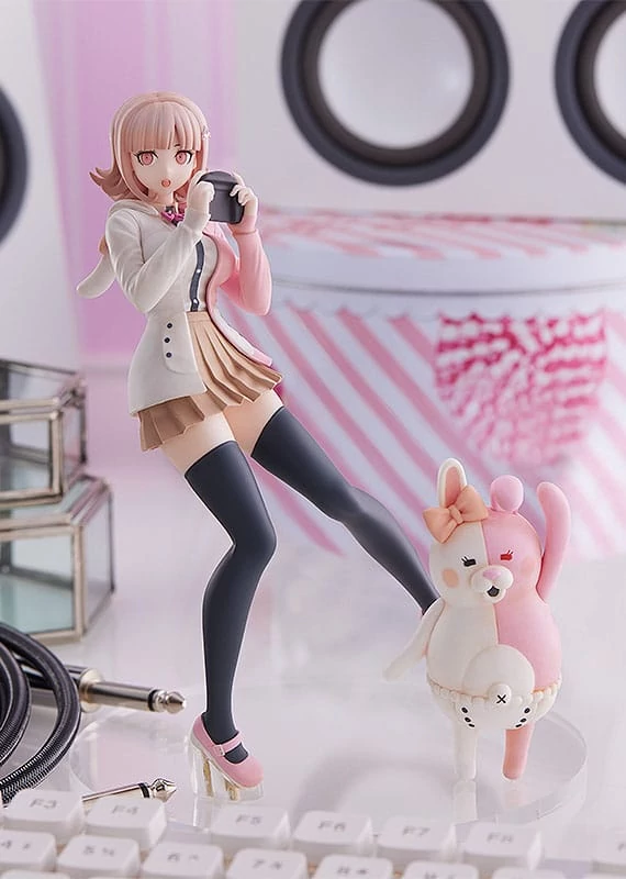 Danganronpa 1 2 Reload Pop Up Parade PVC Szobor - Chiaki Nanami: Monomi Hoodie Ver. 16 cm