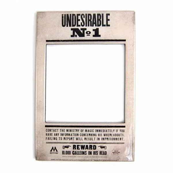 Harry Potter Fotókeret Hütőmágnes - Undesirable N° 1 (7.5x7.5 kép)