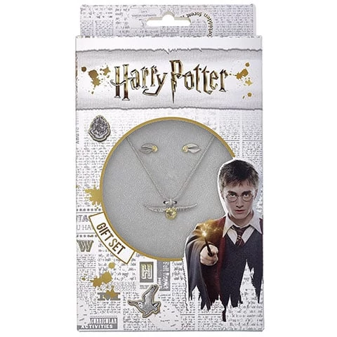Harry Potter Nyaklánc és Fülbevaló - Golden Snitch