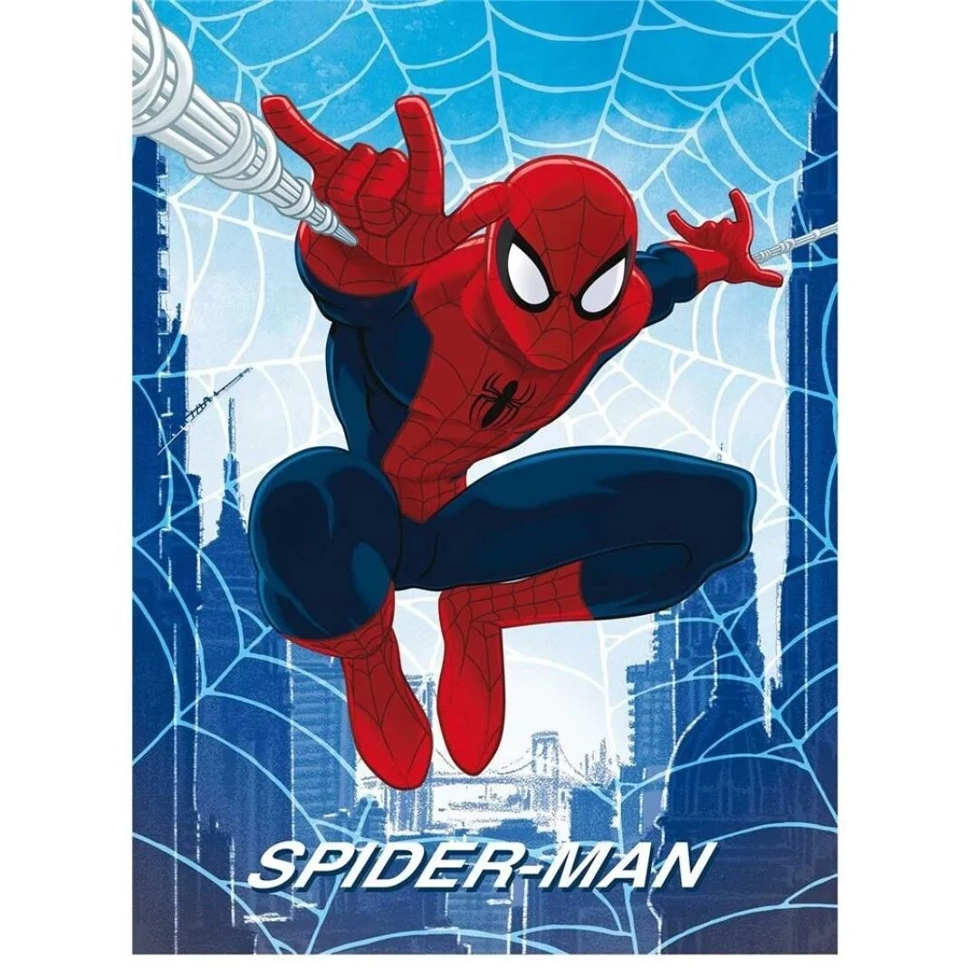 Marvel Comics Flanel Pléd - Spider-Man 100% Flanel 110x150 cm