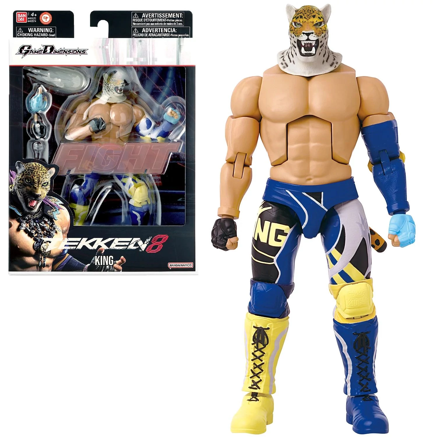 TEKKEN 8 Game Dimension Akciófigura - King 17 cm