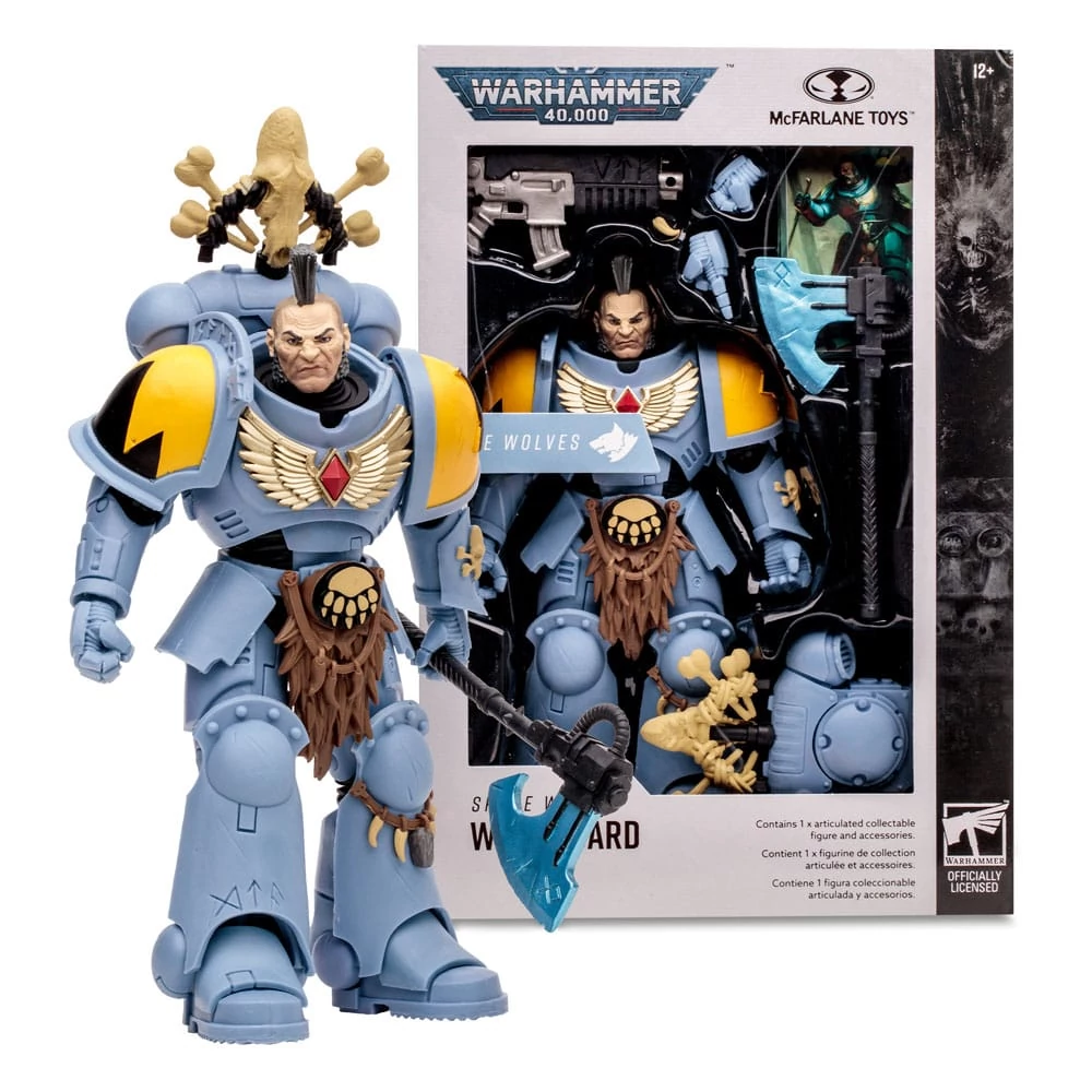 Warhammer 40k Akciófigura - Space Wolves Wolf Guard 18 cm