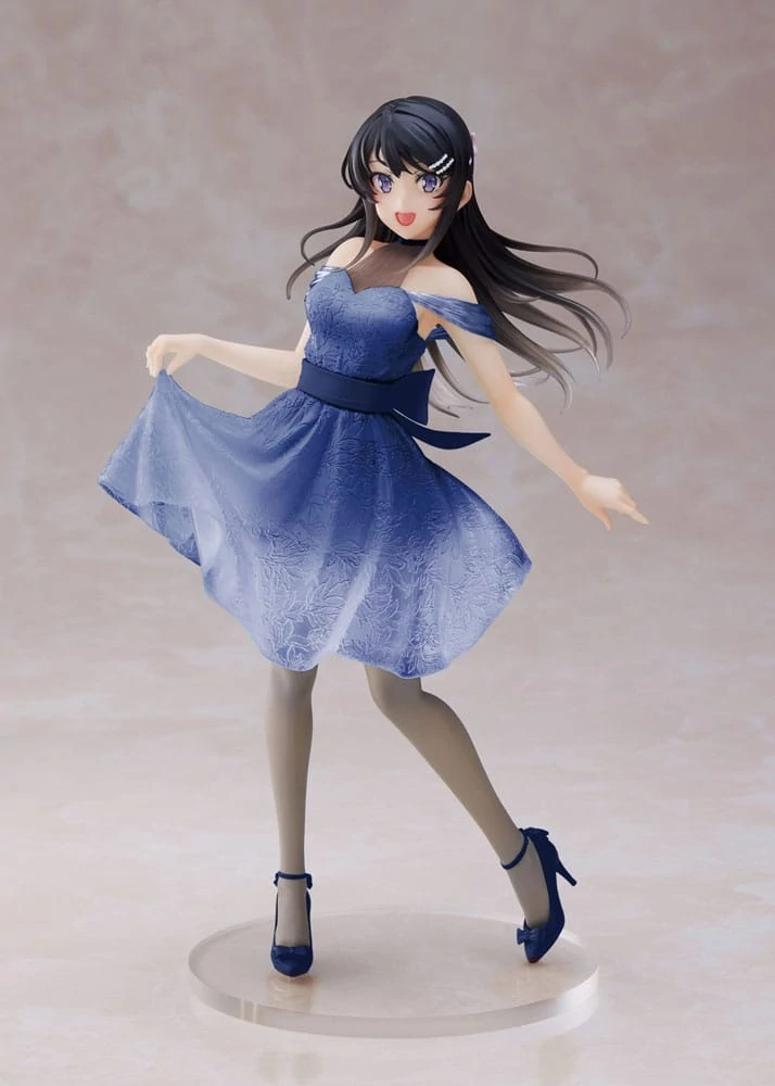 Rascal Does Not Dream of Bunny Girl Senpai PVC Szobor - Mai Sakurajima Clear Dress Ver. Renewal Edit
