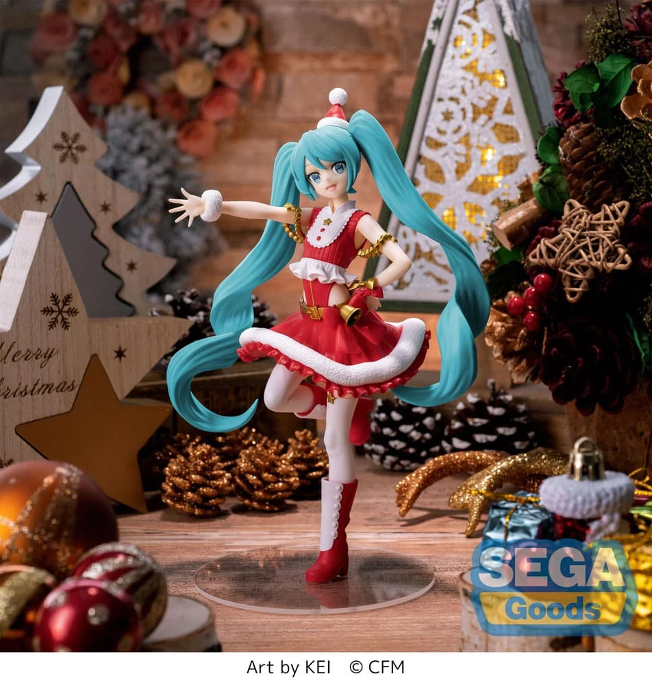 Hatsune Miku Luminasta PVC Szobor - Hatsune Miku Christmas (2023) 20 cm