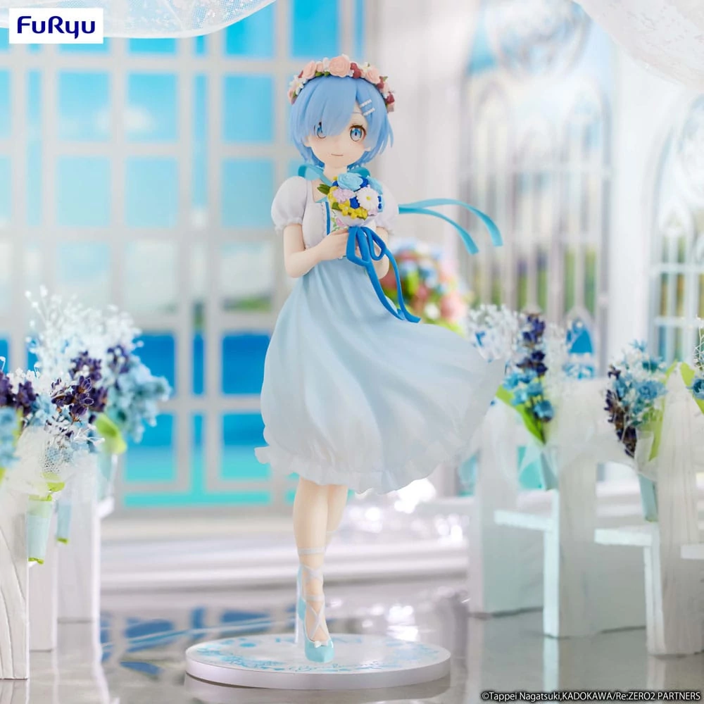 Re:Zero Starting Life in Another World Trio-Try-iT PVC Szobor - Rem Bridesmaid 21 cm