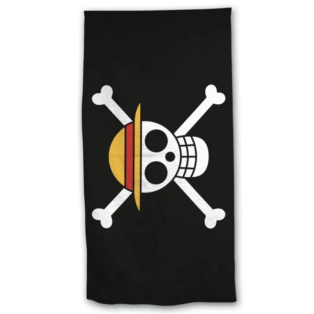 One Piece Strandtörölköző - Pirate Flag 100% Pamut 90x170cm