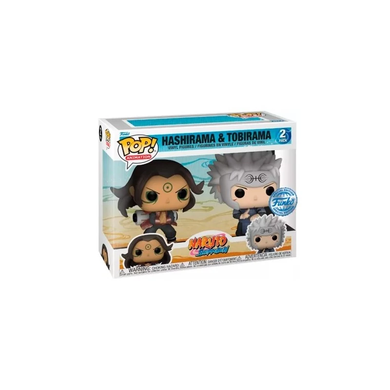 Naruto Shippuden POP! Animation Vinyl Figurák - Hashirama & Tobirama 9 cm