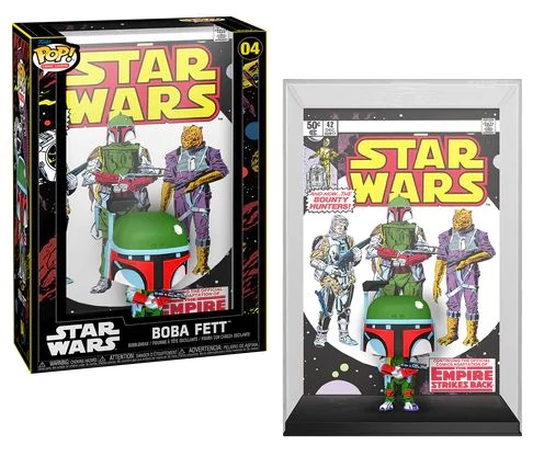 Star Wars POP! Comic Cover Vinyl Figura - Boba Fett 9 cm #04