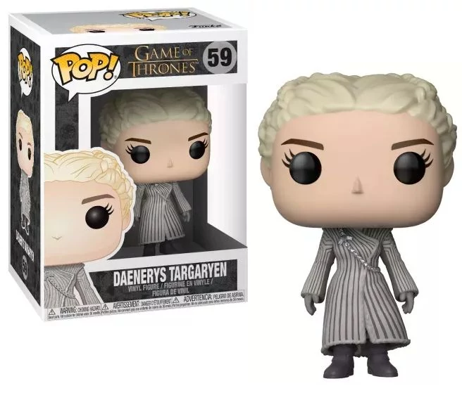 Game of Thrones POP! TV Vinyl Figura - Daenerys in White Coat 9 cm #59