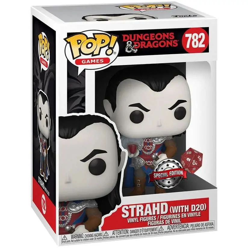 Dungeons & Dragons with Dice Funko POP! Vinyl Figura - Strahd 9 cm #782 (Special Edition)