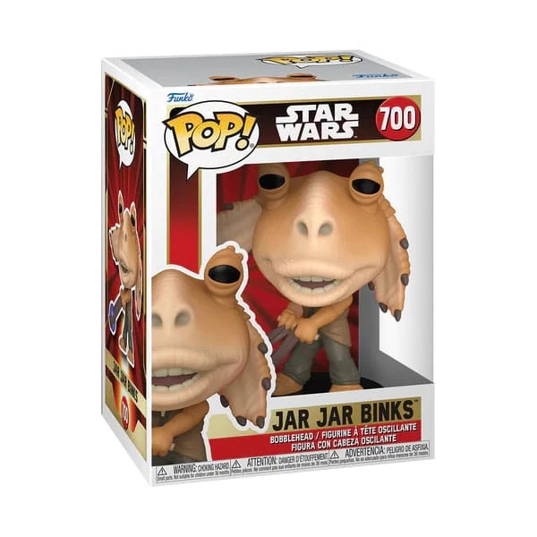 Star Wars: The Phantom Menace Anniversary Funko POP! Vinyl Figura - Jar Jar Binks w/ Booma Balls 9 c