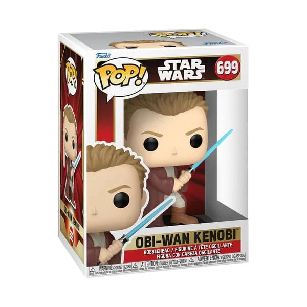 Star Wars: The Phantom Menace Anniversary Funko POP! Vinyl Figura - Obi-Wan (Young) 9 cm #699
