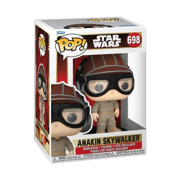 Star Wars: The Phantom Menace Anniversary Funko POP! Vinyl Figura - Anakin w/Helmet 9 cm #698