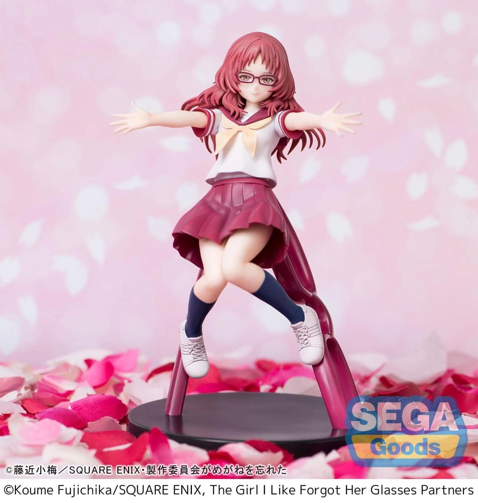 The Girl I Like Forgot Her Glasses Luminasta PVC Szobor - Ai Mie 18 cm