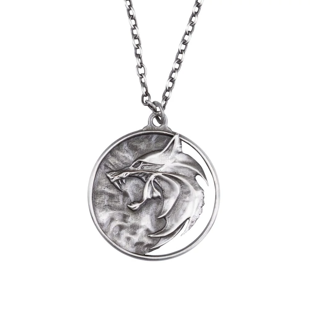 The Witcher 1/1 Replika - Necklace Wolf Medallion