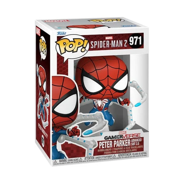 Spider-Man 2 Gameverse Funko POP! Figura - Peter Parker (Advanced Suit 2.0) 9 cm #971