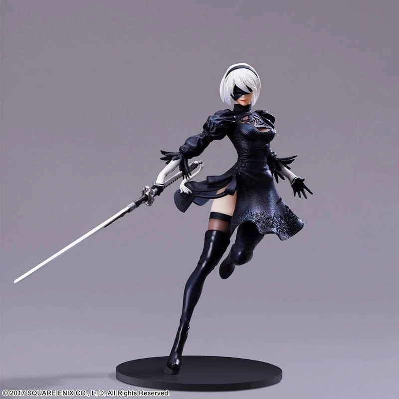 NieR:Automata FORM-ISM PVC Szobor - YoRHa Android 2B (YoRHa No.2 Type B) 18 cm