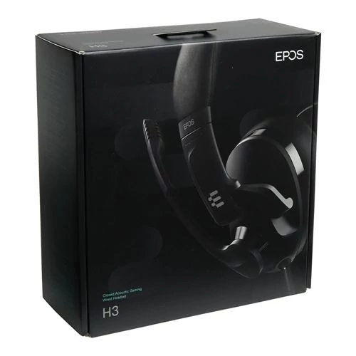 EPOS H3 Closed Acoustic Gaming Headset Black