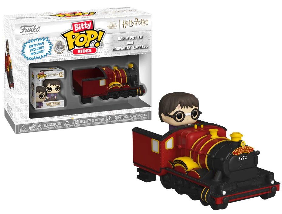 Harry Potter Bitty POP! Rides Vinyl Figura - Harry Potter w/Hogwarts Express 2.5 cm