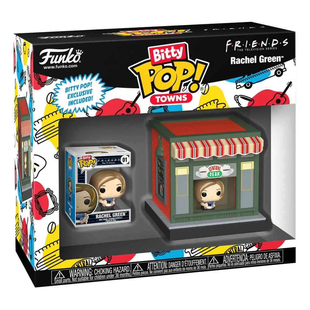 Friends Bitty POP! Town Vinyl Figura - Rachel at Central Perks 2.5 cm