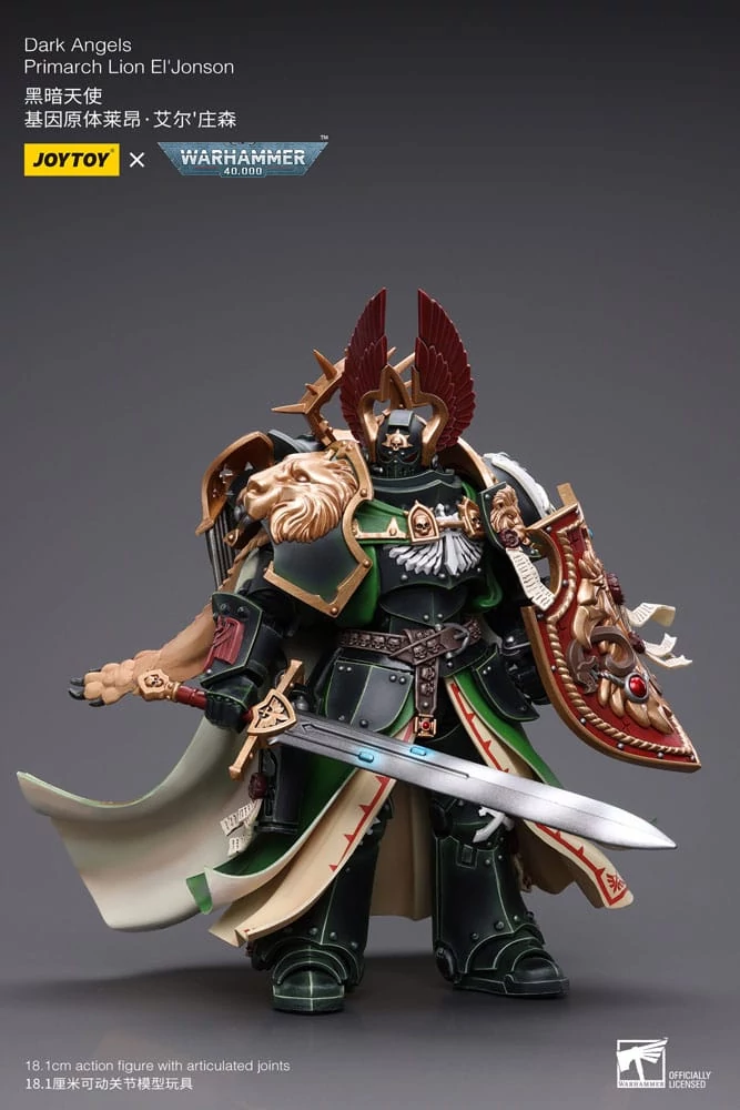 Warhammer 40k 1/18 Akciófigura - Dark Angels Primarch Lion El' Jonson 18 cm