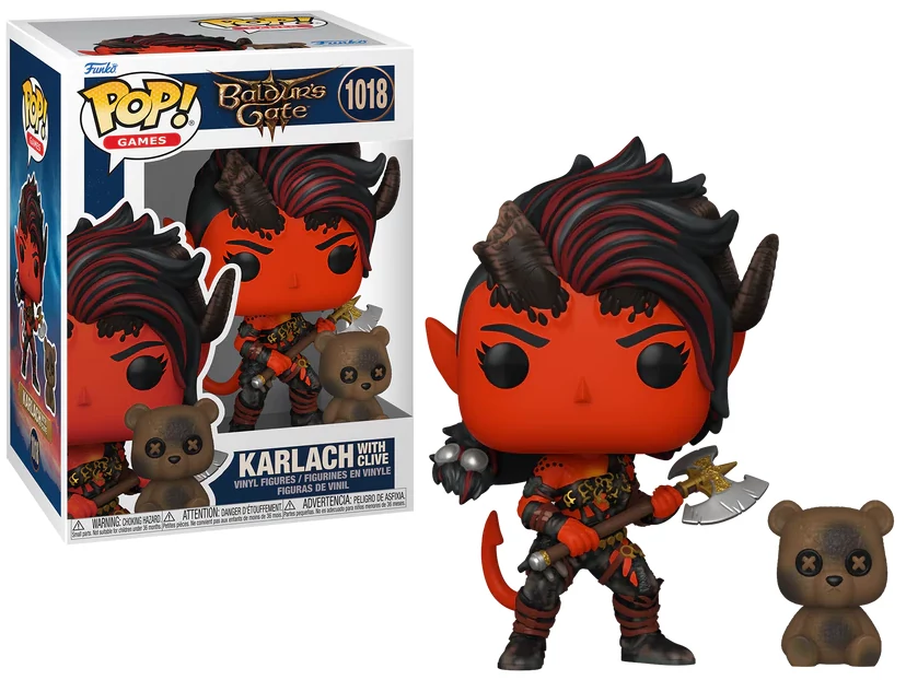 Baldur's Gate 3 - POP! Games Figura - Karlach & Clive 9 cm #1018